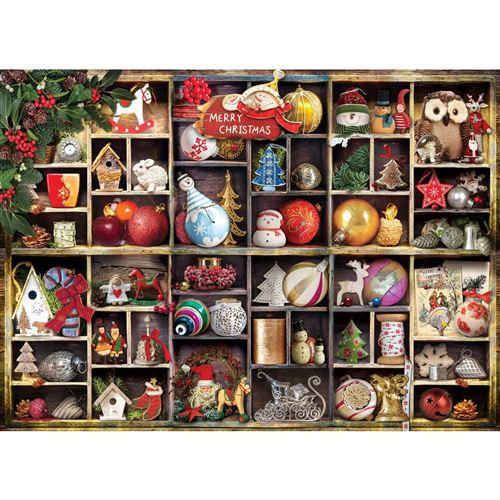 Puzzle Eurographics - Décorations de Noël, 1000 pièces
