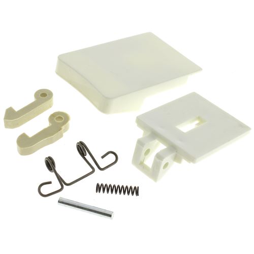 Poignee hublot blanche pour Lave-linge Hoover, Seche-linge Hoover, Lave-linge Laden, Lave-linge Whirlpool, Seche-linge Bsk, Lave-linge Nogamatic, Lave