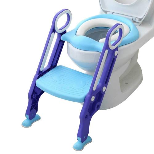 Toilette Bébé Enfant Petit Pot Siège Escabeau Échelle Chaise de Formation Réglable YEZB188