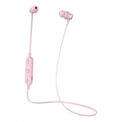 bouchons d'oreille intra-auriculaires Bluetooth rose