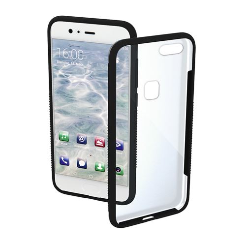Coque Frame pour Huawei P10 lite, transparente/noire