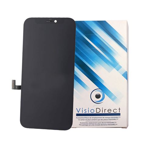 Ecran complet compatible avec Iphone 12 mini taille 5.4 bleu Vitre tactile + ecran LCD