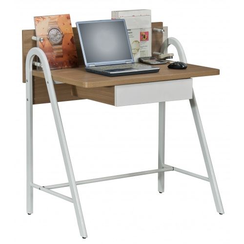 Bureau EASY FLOW noyer / blanc hjh OFFICE