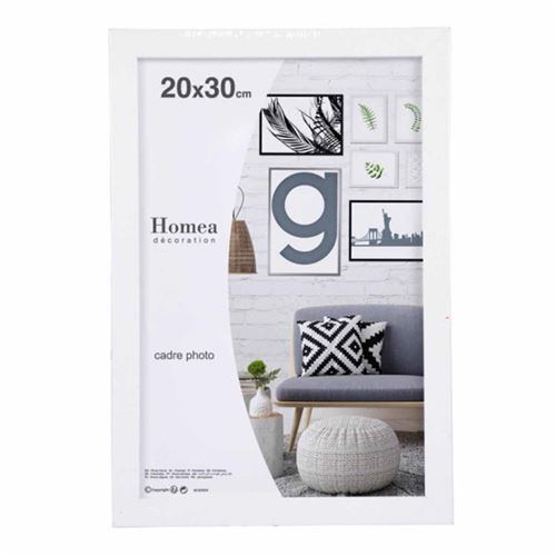 Paris Prix - Cadre Photo Déco loft 20x30cm Blanc