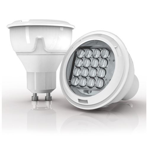 Xanlite|Ampoule LED spot, culot GU10, 6,1W cons. (50W eq), lumière blanc chaud|PG50SFW