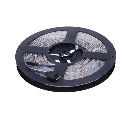 Bande lumineuse 10M 5050 SMD RGB 2X5M 600LED Télécommande 44 Clé-Multicolore