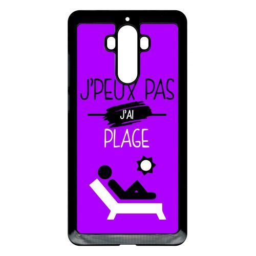 Coque huawei mate 9 j peux pas j ai plage 8