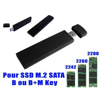 Accessoire réseau Kalea-Informatique Adaptateur type dock USB pour lecture  ou clonage entre un disque dur SATA et un SSD M2 NVMe