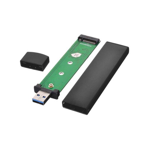 KALEA-INFORMATIQUE Clé USB boitier en aluminium pour SSD M2 vers USB3 (USB  3.0 5G) pour SSD M2 de type SATA format 2230 2242 2280 - Adaptateur et  convertisseur - Achat & prix