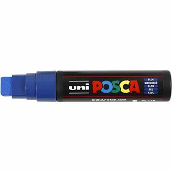 Marqueur Posca PC17K Pointe Extra-Large Biseautée Bleu