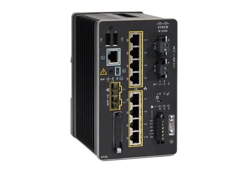 Cisco Catalyst IE-3200-8T2S-E network switch Managed L2/L3 Gigabit Ethernet (10/100/1000) Black