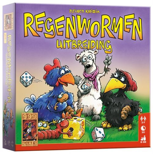 999Games - Regenwormen - Uitbreiding - Dobbelspel