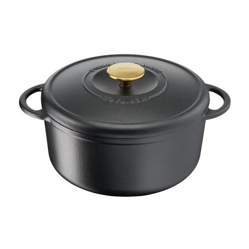 TEFAL Cocottes fonte d'acier Pierre Gagnaire Heritage - Ronde - 19 cm - 2,2L