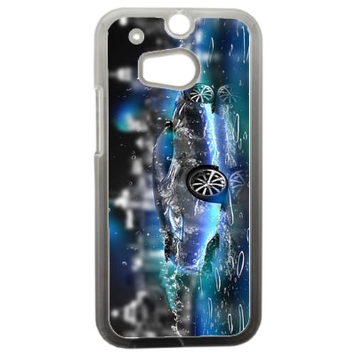 Coque Voiture Prototype 3d Tuning Eau Compatible Htc One 2 M8 Transparent