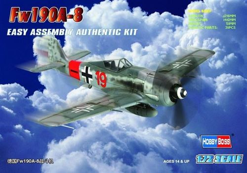 Hobbyboss Focke-Wulf Fw 190A-8 A-8 JG.300 3 Maximowitz 1944 Modèle-kit 1:72 - Image 4