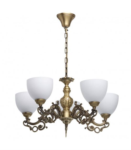 Suspension laiton Classic 5 ampoules 71 Cm