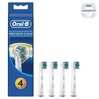 Braun oral-b oral-b precision clean lot de 4 brossettes anti-bactériennes anti-bactéries