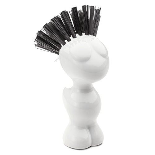 Koziol tweetie, brosse à légumes, solid blanc