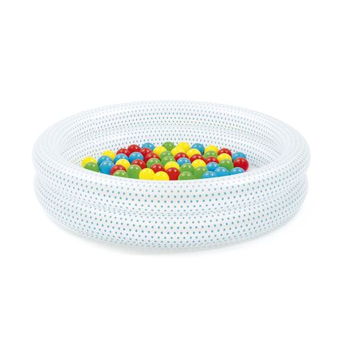 Piscine gonflable ronde avec 50 balles de jeu - Up In & Over - 91 x 20 cm - Couleur aléatoire