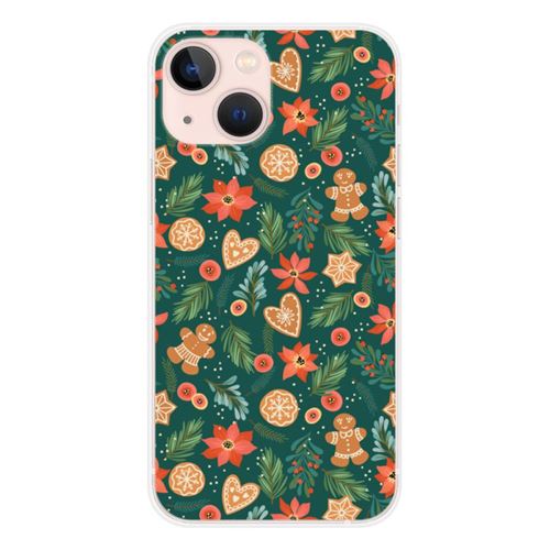 Coque en silicone imprimée compatible Apple iPhone 13 Mini NO Pain d'épice