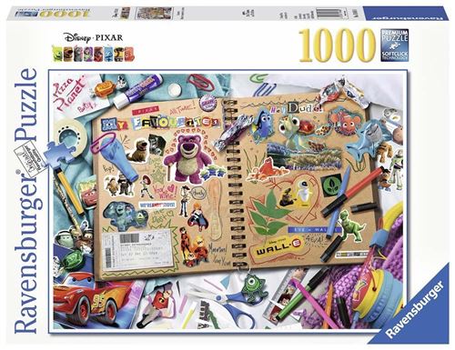 Disney Pixar Scrapbook Puzzle 1000 pièces
