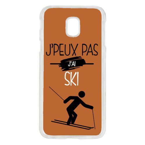 Coque j peux pas j ai ski 7 compatible galaxy j3 2017 transparent