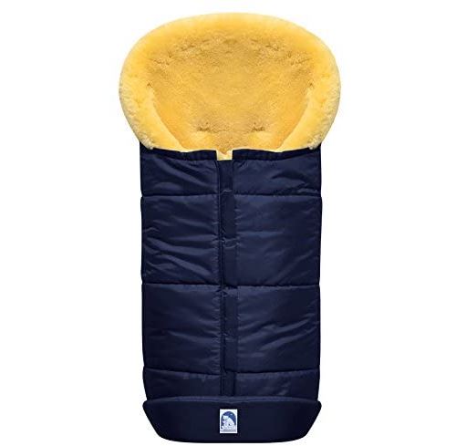 Eisbärchen 975 MA Chancelière en laine d'agneau Bleu marine