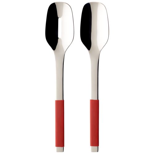 Villeroy & Boch - S+ Cranberry couverts à salade 2 pièces