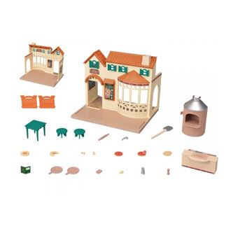 Playset Sylvanian Families La pizzeria du village