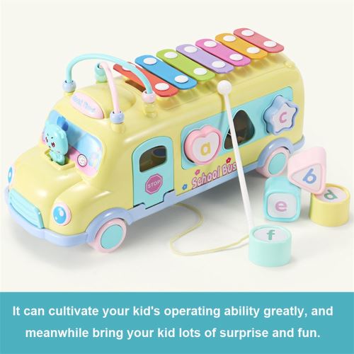 Simulation New Piano Jouets Éducatifs Arc-En-Piano Voiture Jouet pour Enfants Cadeaux Jaune PT187