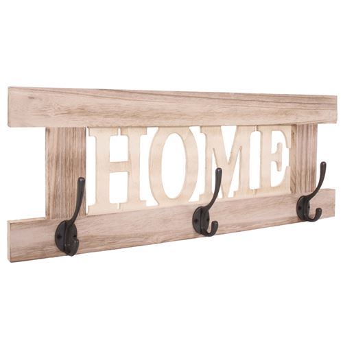 Portemanteau MENDLER HWC-C60, Home, 55x21cm brun nature shabby