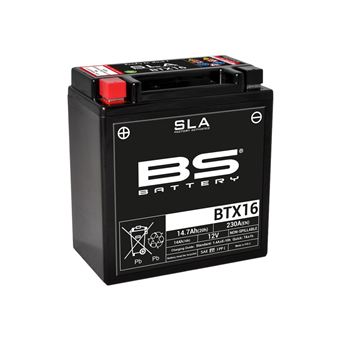 Batterie BS BATTERY BTX16 SLA sans entretien activée usine - 1