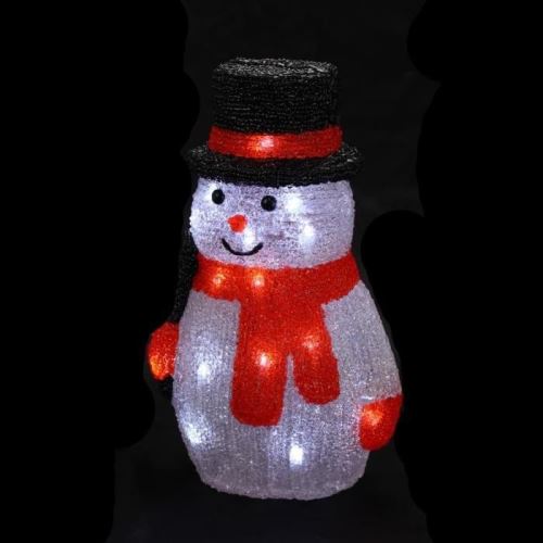 Bonhomme de neige - 18x15x27cm - multicolore - 20l 5sic420bc