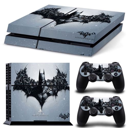 Autocollant Stickers Skin de Protection pour Console et Manette Sony Playstation PS4 - Batman #40