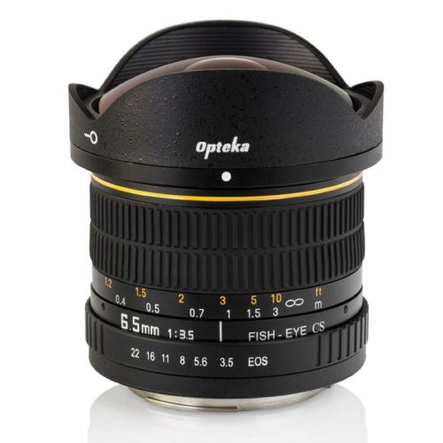 Objectif Opteka Fish Eye 6.5mm f/3.5 pour Canon DSLR