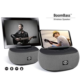 Enceinte Bluetooth en Bambou +Bass : Son Puissant et Élégance - 19,95 €