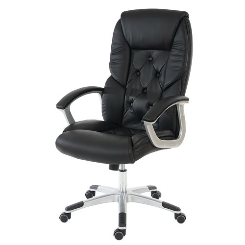 Mendler Noir Fauteuil De Bureau Relax - Image 3