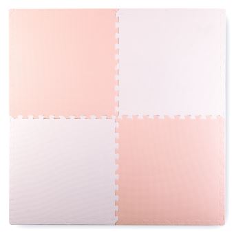Mosaix Tapis Puzzle Geant Bebe Enfant 1x1 Cm 4 Dalles Rose Blanc Tapis D Eveil Achat Prix Fnac