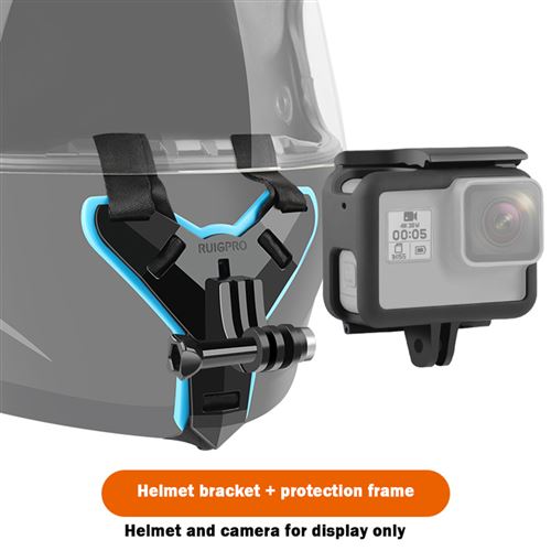 Support de caméra d'action pour casque de moto, pour Gopro Hero / DJI Osmo,  cadre de casque de moto, support intégral du visage - AliExpress
