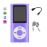 Lecteur MP3 MP4 - radio fm - à carte mémoire Micro sd - Violet_0