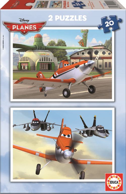 Educa borras - 15565 - puzzle - planes - fa 2013 - 2 x 20 pièces