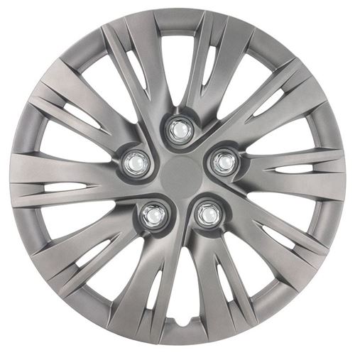 AutoStyle chapeaux de moyeu Ohio 16 pouces ABS gunmetal lot de 4