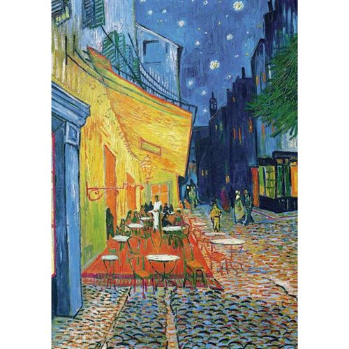 Puzzle - Van Gogh - Le Cafe Le Soir PIATNIK Multicolore