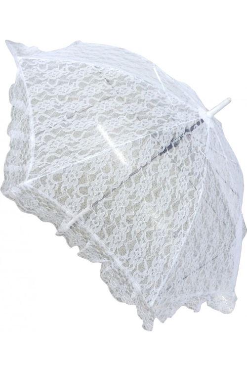 Ombrelle dentelle blanche