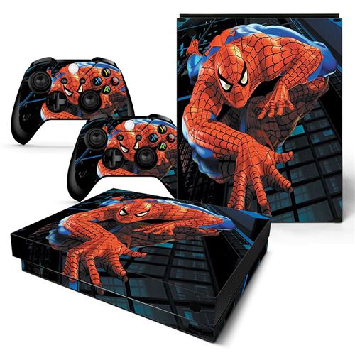 Autocollant Stickers de Protection pour Console et Manette Microsoft Xbox X - Spiderman (TN-XBONEX-0482)