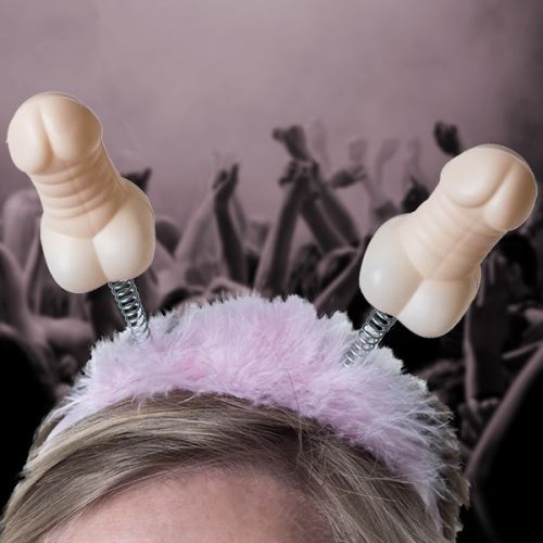 Serre-tête à antenne en forme de pénis - Deguisement, Enterement de vie de jeune fille