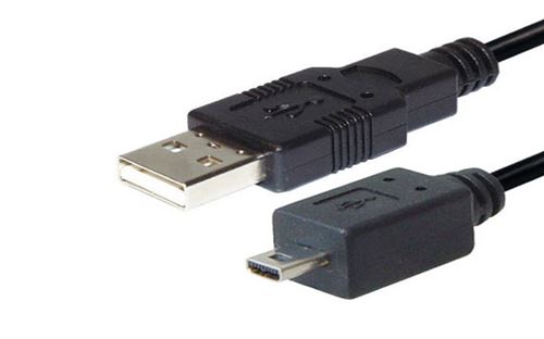 Cable Usb Male 8 Pins Mini Usb Male 2 M Pour Tv Audio Telephonie - 8915691