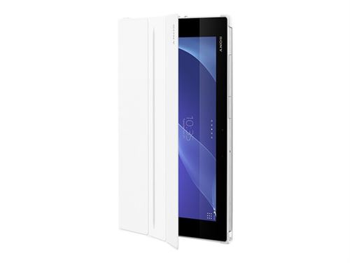 Etui Support Sony SCR12 pour tablette Xperia Z2, Blanc