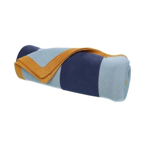Achille & Zebrito - Couverture 75x100CM - Matiere Jacquard BIO