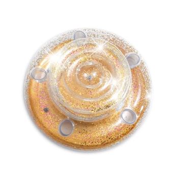 INTEX - Glaciere gonflable Glitter - 56810NP - Or pailleté